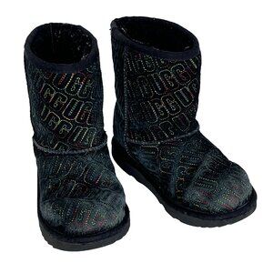 UGG Kids Classic II Graphic Stitch Short Boots US 1 UK 13 EU 32.5